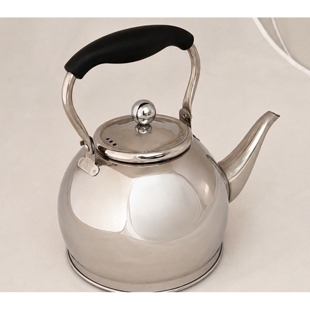 L'Epicure Stainless Steel Tea Kettle 1 Qt Induction Gas Electric Stovetop